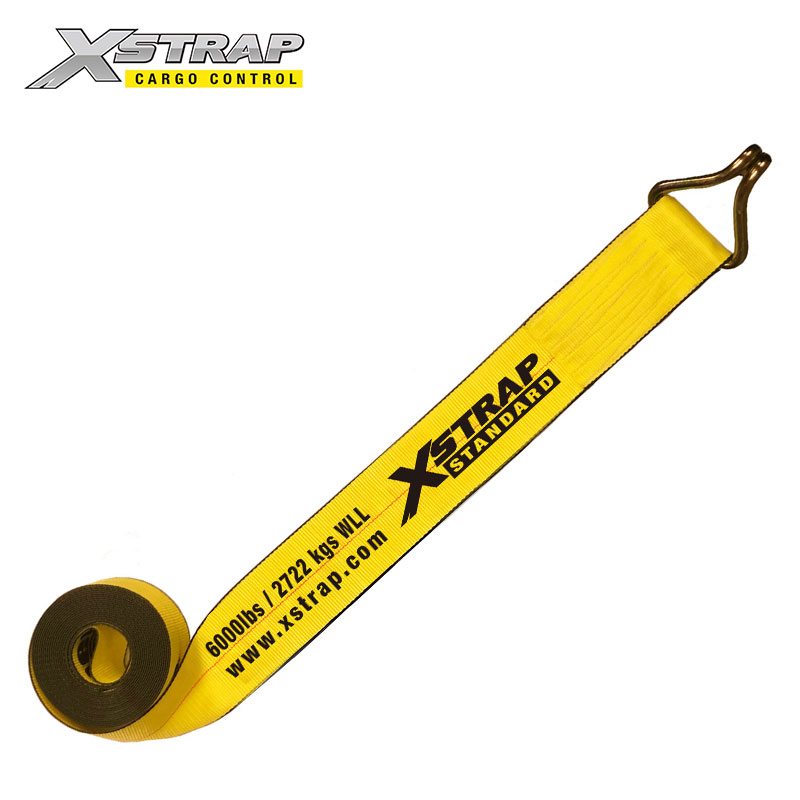 61878-Correias de guincho padrão de 4 polegadas com gancho de arame