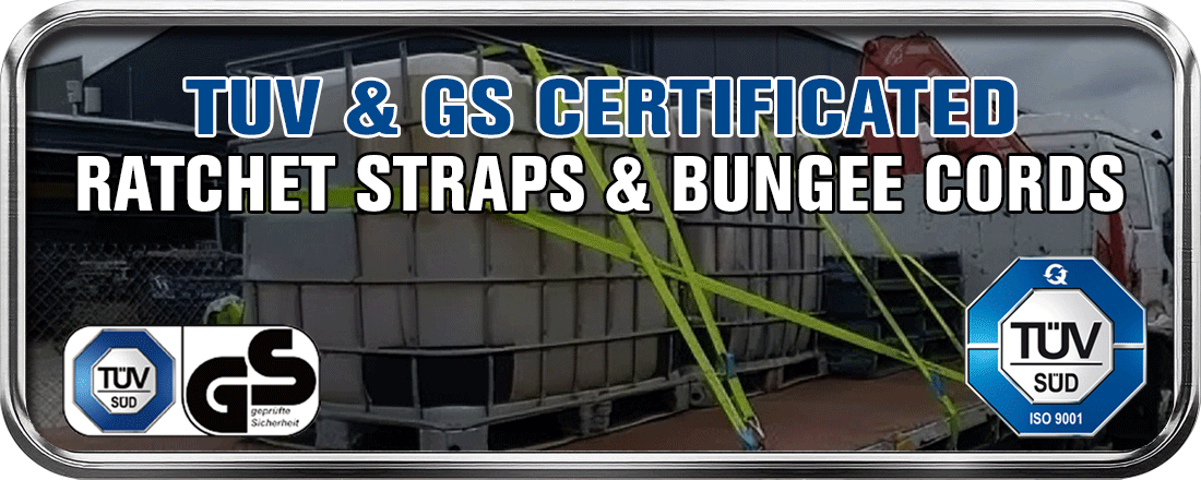Amarração e cordão elástico com certificação TUV&GS