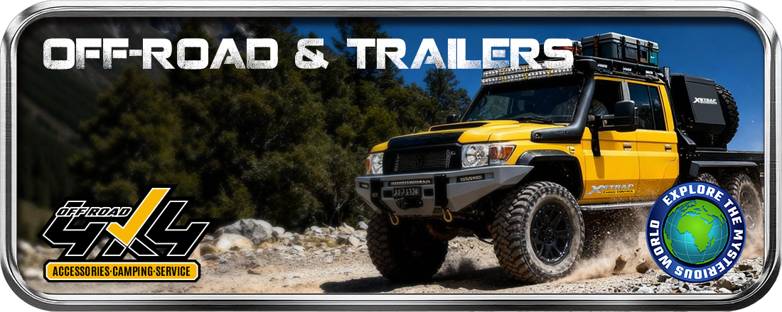 4×4 fora de estrada e reboques