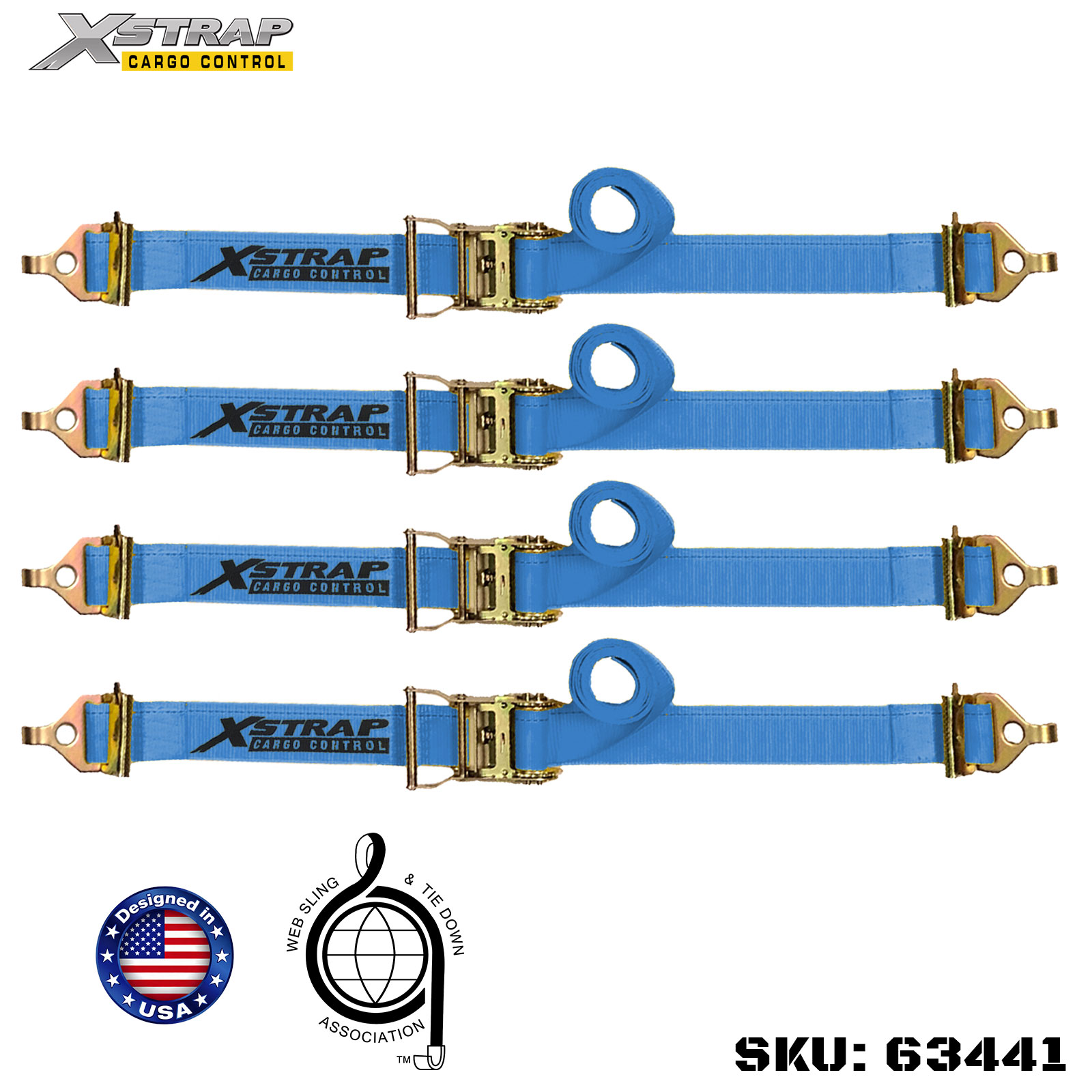 Xstrap 63441 Correias de catraca 4PK de 2