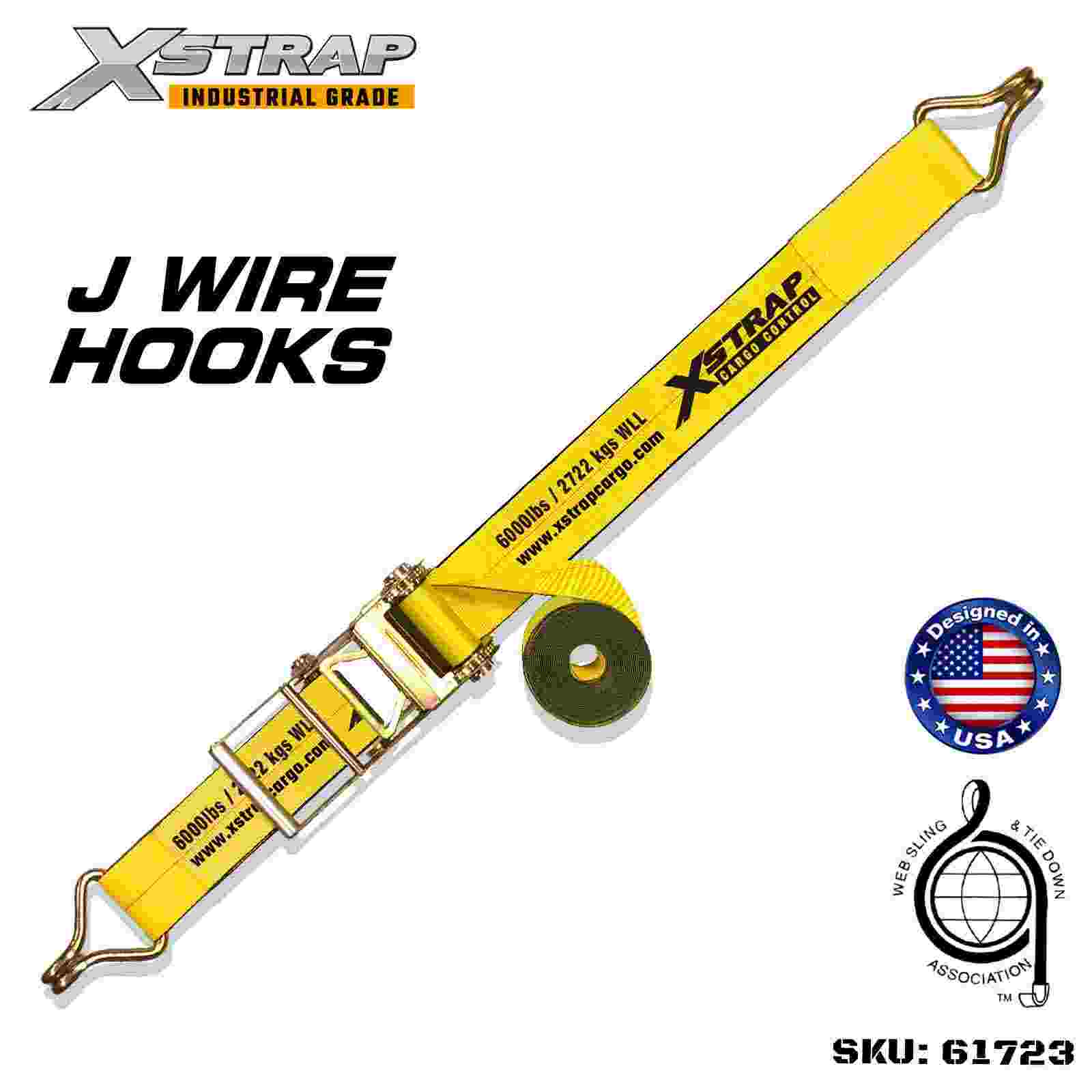 Xstrap 61723 Correia de fivela de catraca de 4