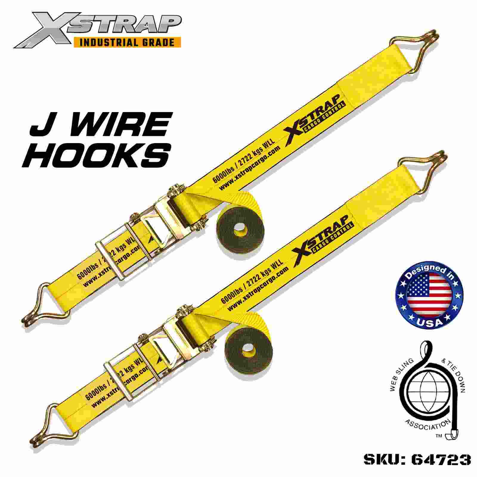 Xstrap 64723 Correias de fivela de catraca de 4