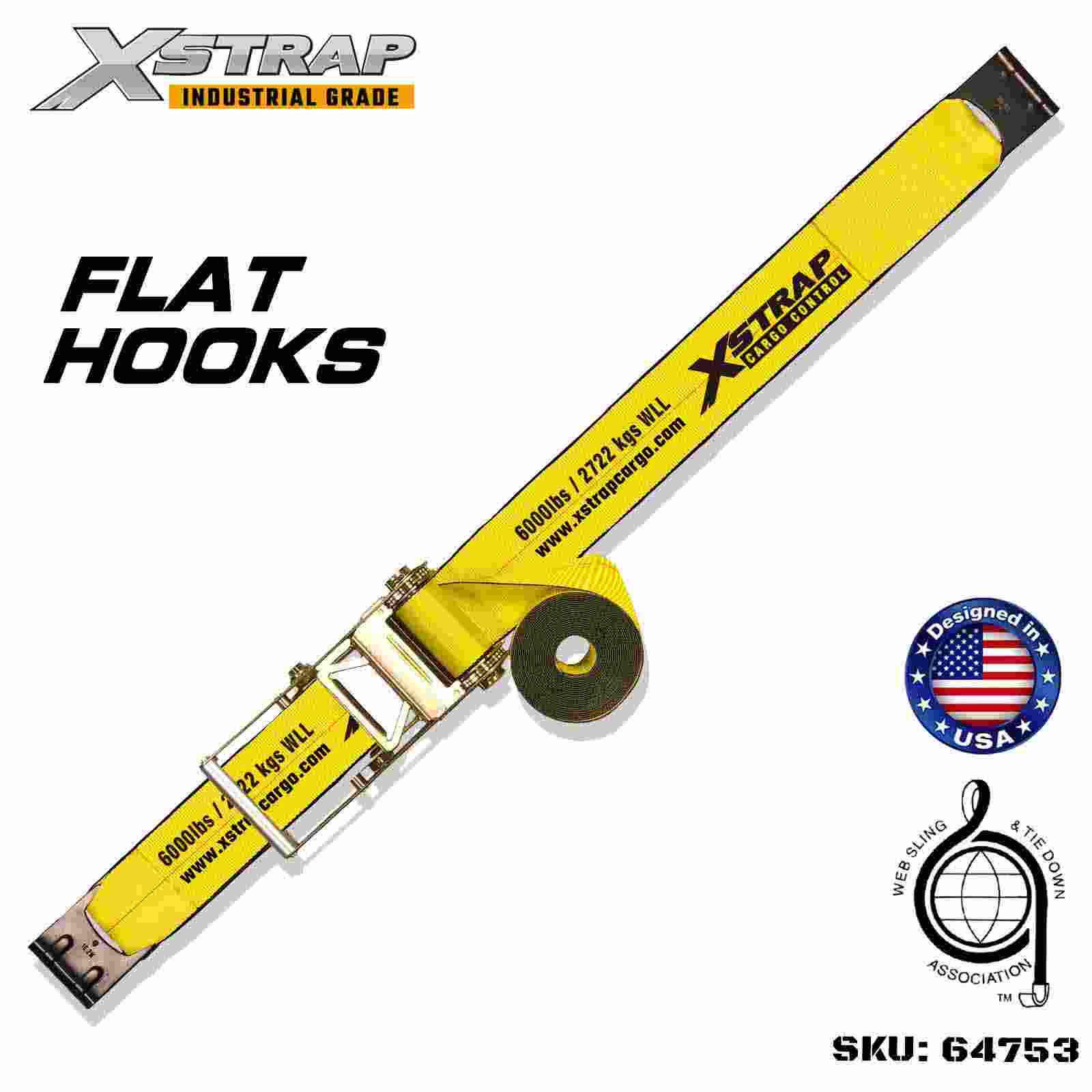 Xstrap 64753 Correia de fivela de catraca de 4