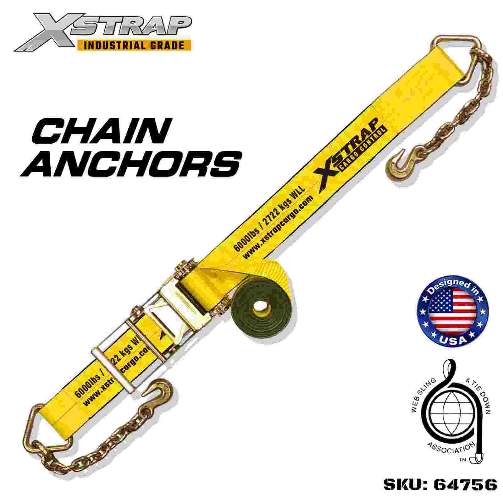 Xstrap 64756 Correia de fivela de catraca de 4