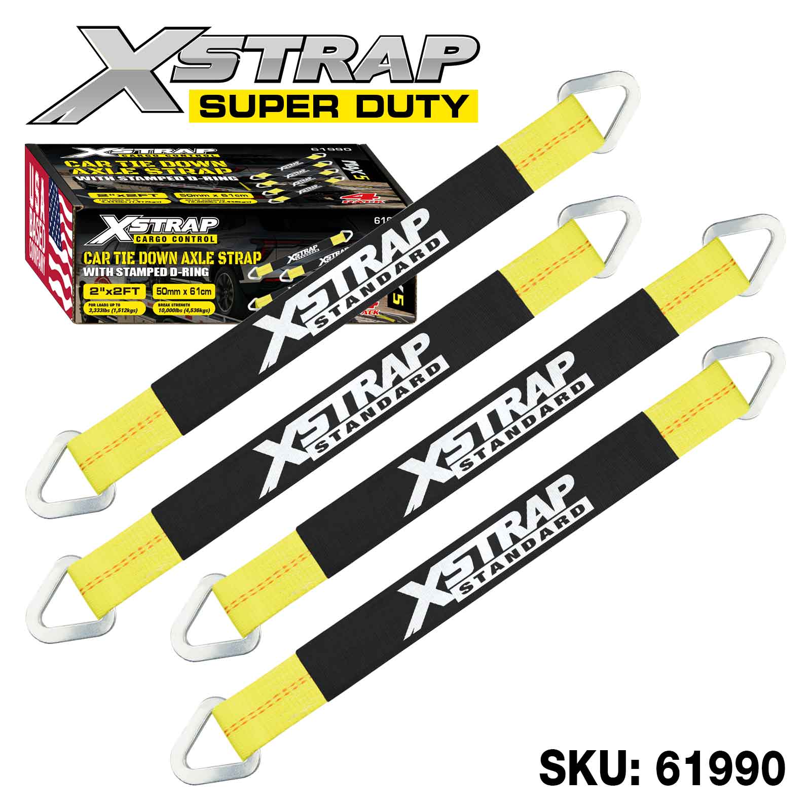 Correia Xstrap 61990 4PK Alex 3.300 lb SWL