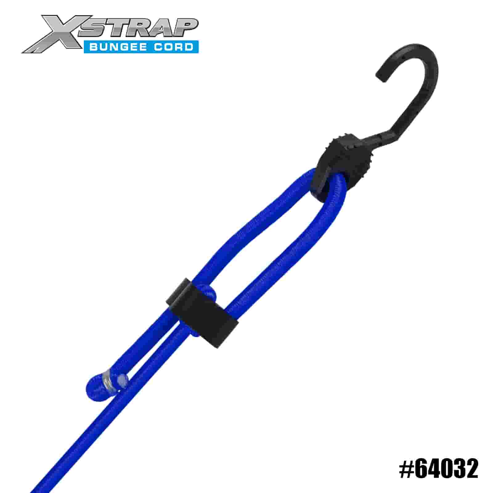 Xstrap 64032 3X Cordas Elásticas Ajustáveis ​​8mm x 14”-20” 132-165lbs SWL